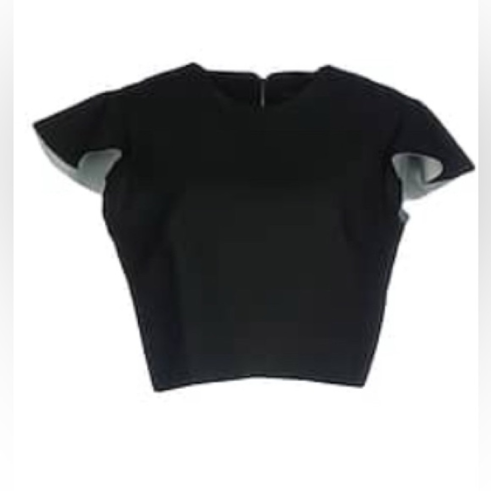 Chic Black Crop Top for Women